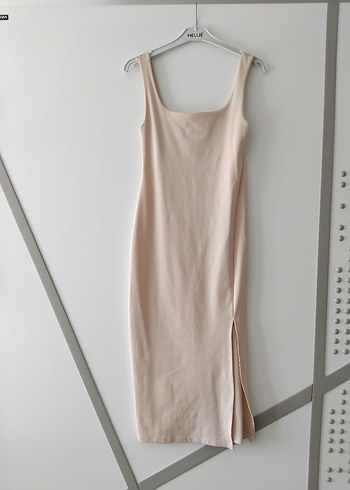 s Beden ten rengi Renk Bej Elbise bershka