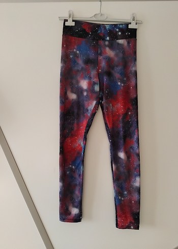 Kadın Çok Renkli Tie-Dye Spor Tayt