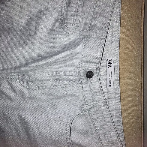 s Beden beyaz Renk Zara simli kot pantolon