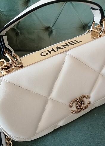 Beden beyaz Renk Chanel replika A kalite beyaz kadın çanta