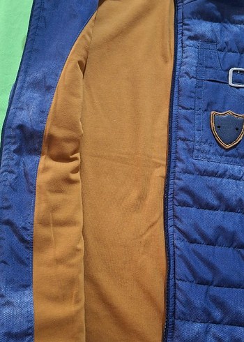 Gri Erkek Çocuk Fermuarlı Yelek - Görsel 2