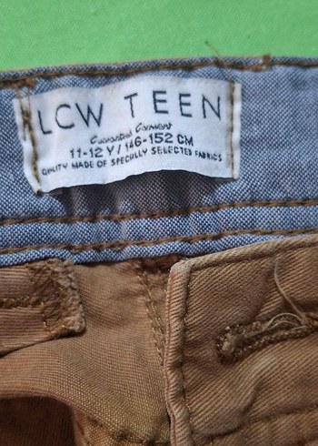 Bej Kadın Süet Kumaş Pantolon - Görsel 3