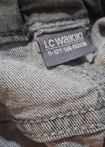 Gri Kadın Denim Midi Jean - Görsel 2