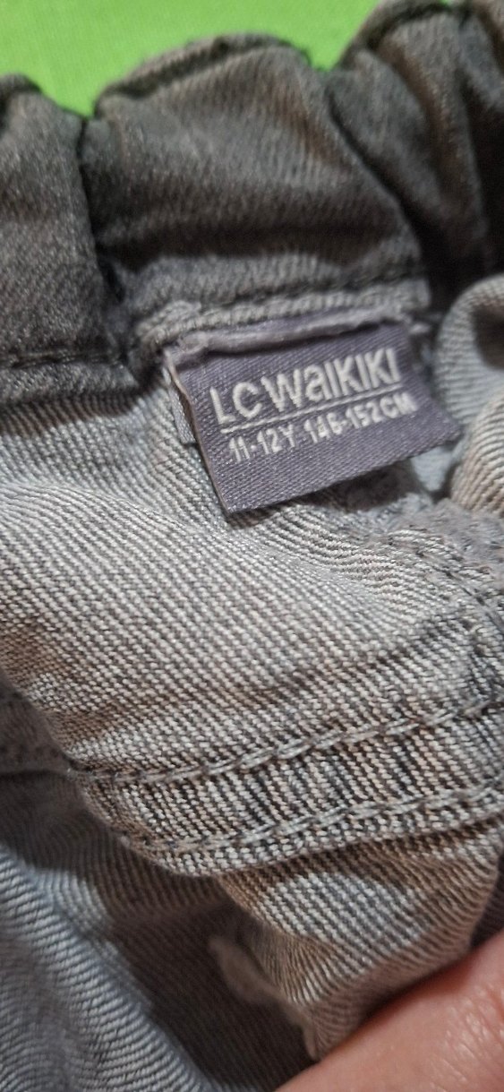 Gri Kadın Denim Midi Jean - Görsel 2