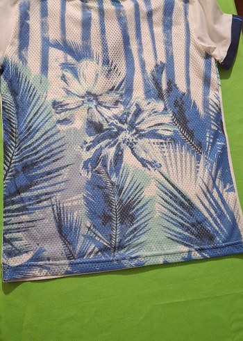 Beyaz Erkek Tişörtü, Kısa Kollu, Baskılı - Görsel 2