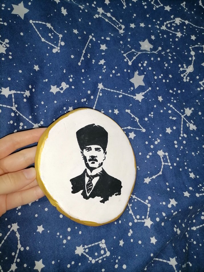 Kil tabaka üzeri ATATÜRK silüeti - Görsel 2