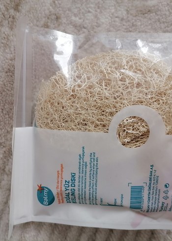 Baliny Doğal Peeling Lif Süngeri - Görsel 2