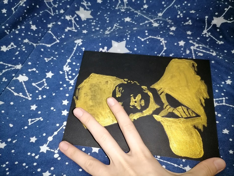 Altın Renkli Sanat Tablosu gazi Mustafa Kemal Atatürk - Görsel 4