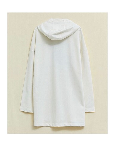 LC Waikiki LCW MODEST Kapüşonlu Baskılı Kadın Tunik