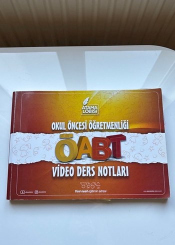 ÖABT Okul Öncesi Öğretmenliği Video Ders Notları