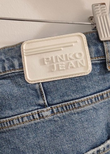 Kadın Mavi Denim Kemerli Jean - Görsel 7