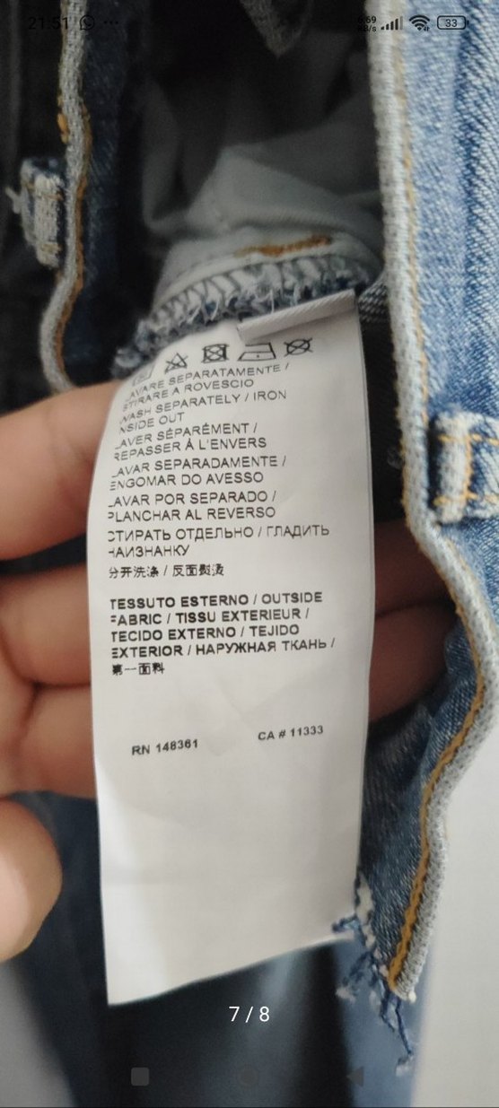 Kadın Mavi Denim Kemerli Jean - Görsel 3