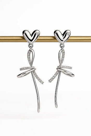 Silver paslanmaz küpe