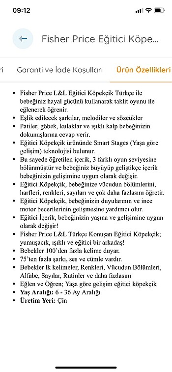  Beden Renk Eğitici köpekcik