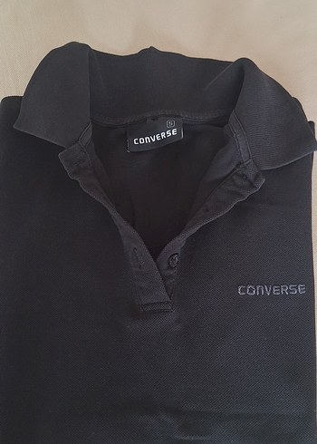 Siyah Düğmeli Erkek Polo Tişört