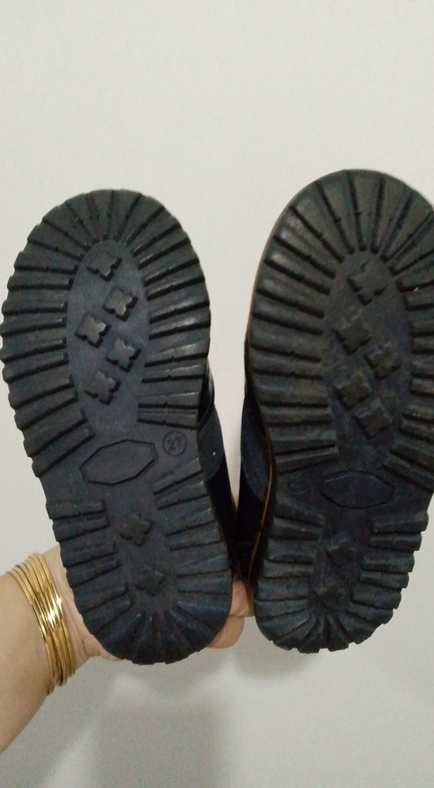 Koyu Mavi Erkek Çocuk Sokak Stili Ayakkabı - Görsel 2