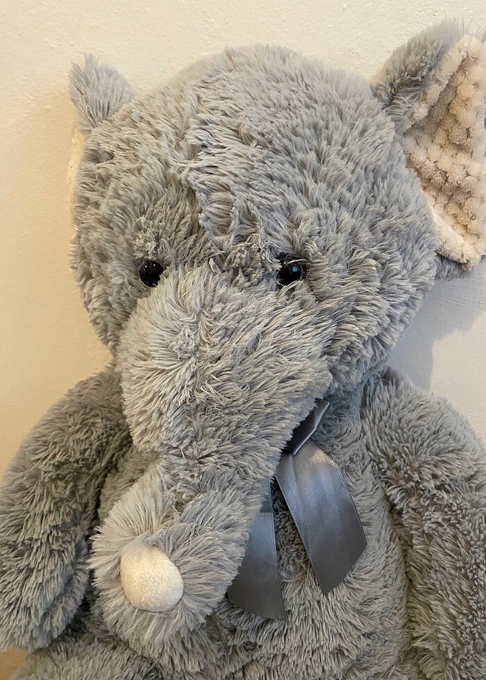 Yeni Peluş Papyonlu Fil - Görsel 2