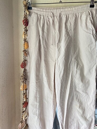 Beli Lastikli Likralı Rahat Pantolon - Görsel 5