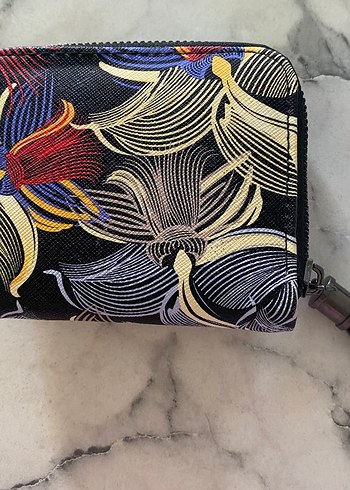 Sıfır Çok Renkli Baskılı Tokalı Cüzdan - Görsel 3