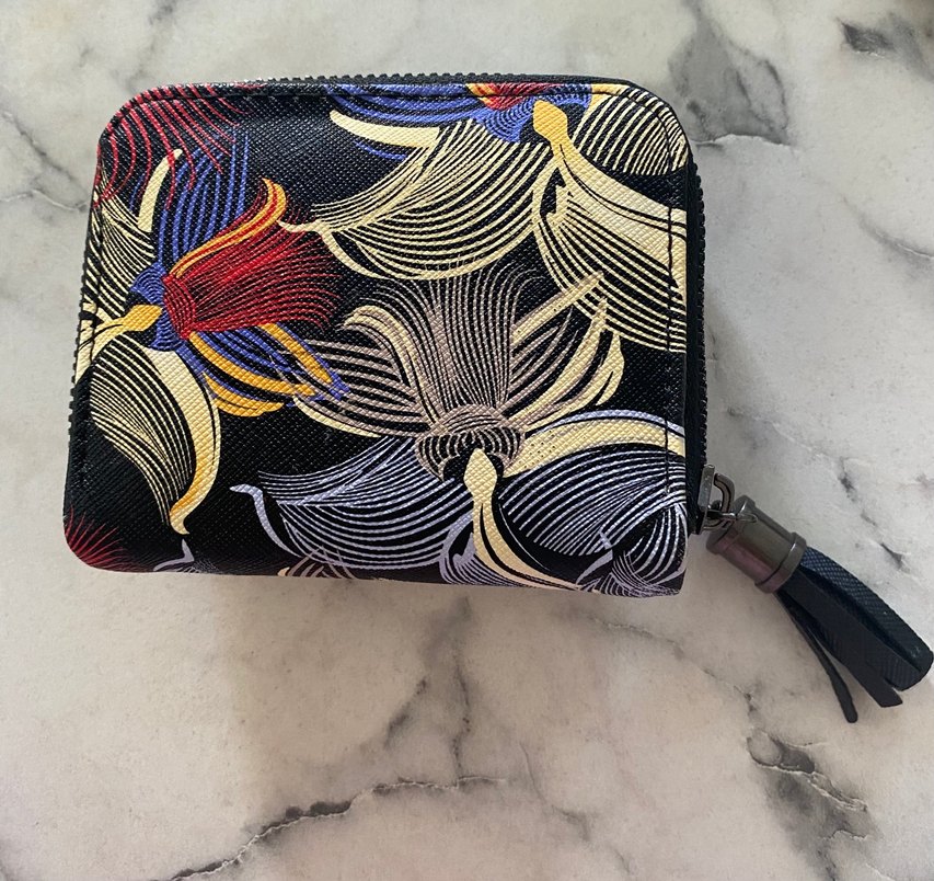 Sıfır Çok Renkli Baskılı Tokalı Cüzdan - Görsel 3