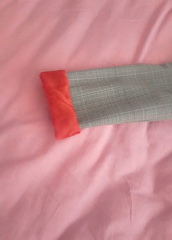 Diğer Gri Düğmeli Kadın Blazer Ceket
