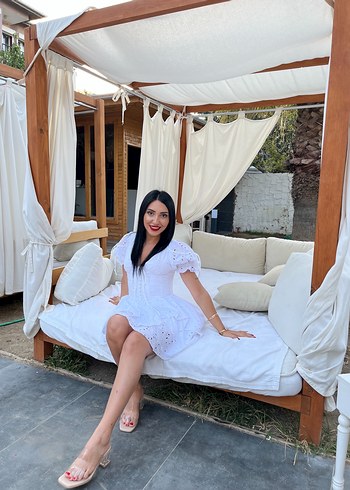 34 Beden Tatilde bir gün kullandım sadece sagazanın viral olan elbisesi