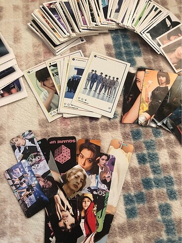 Kpop fotocard kitap ayracı vs