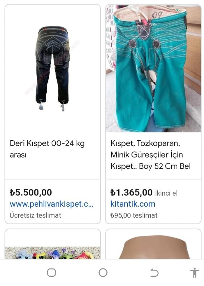 Güreş için kıspet  - Görsel 2