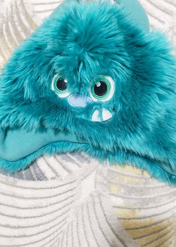 Renkli Turkuaz Peluş Oyuncak Canavar