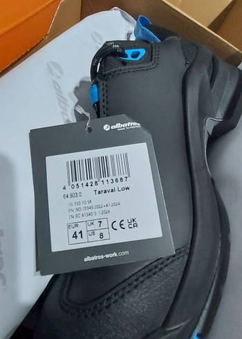 Albatros Taraval Low Siyah Mavi İş Ayakkabısı - Görsel 5