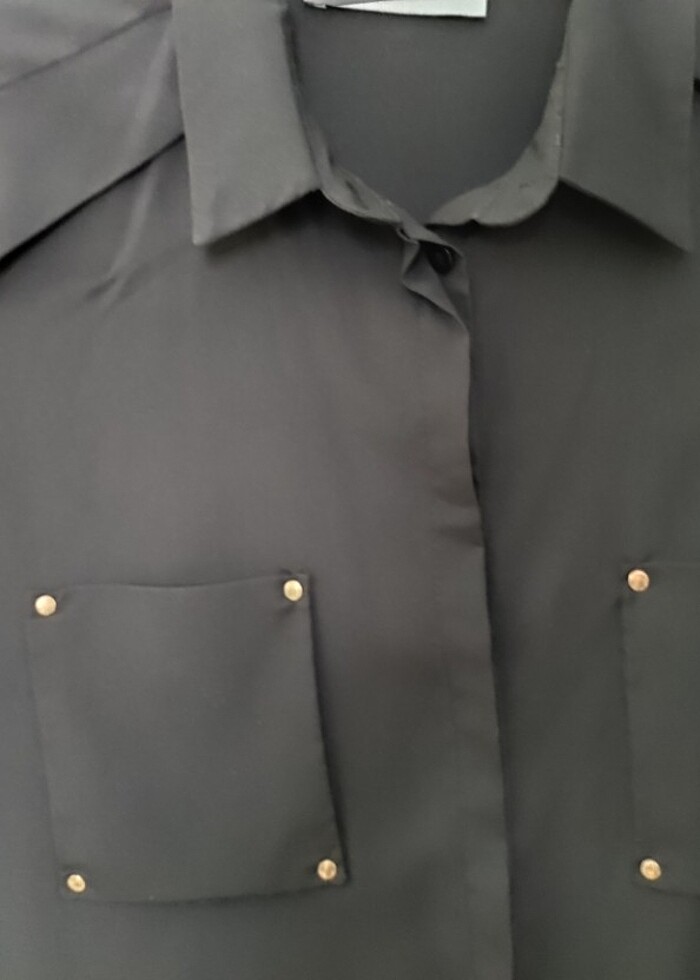 Gömlek Siyah - Görsel 2