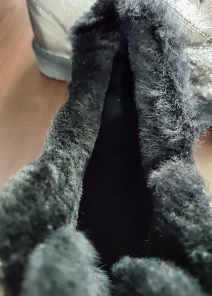 Tüylü bronz Ayakkabı - Görsel 5