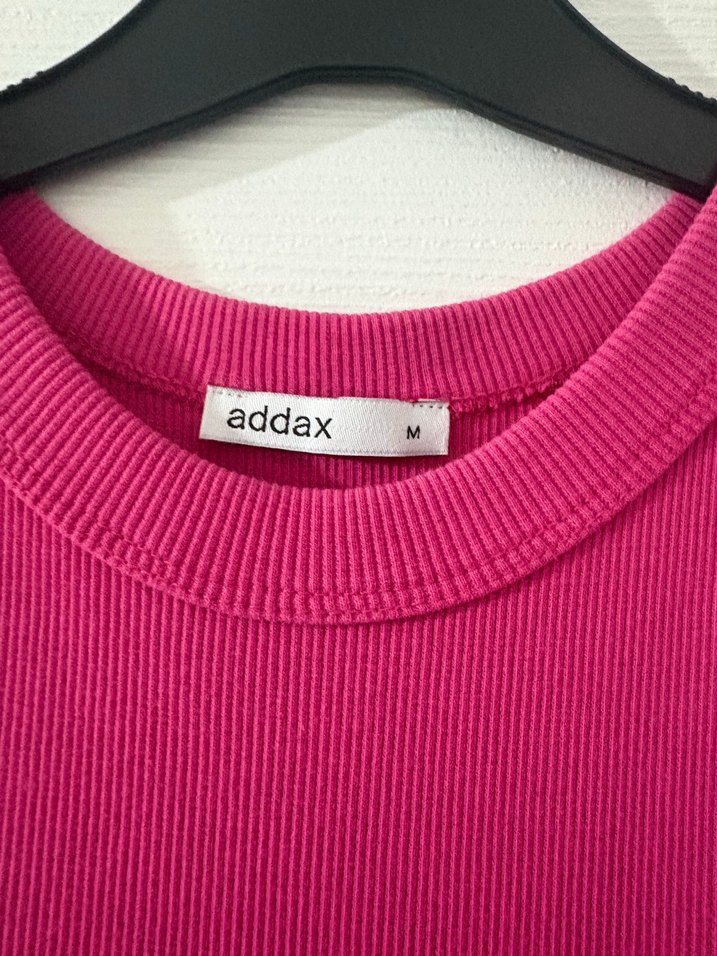 Pembe, Kolsuz, Uzun, Dar Kesim Kadın Elbise - Görsel 2