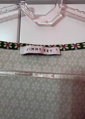 Yeşil V Yaka Bohem Midi Elbise - Görsel 2