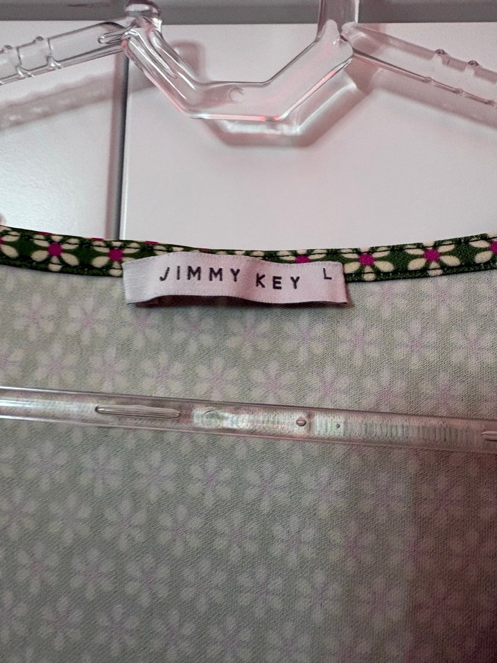 Yeşil V Yaka Bohem Midi Elbise - Görsel 2