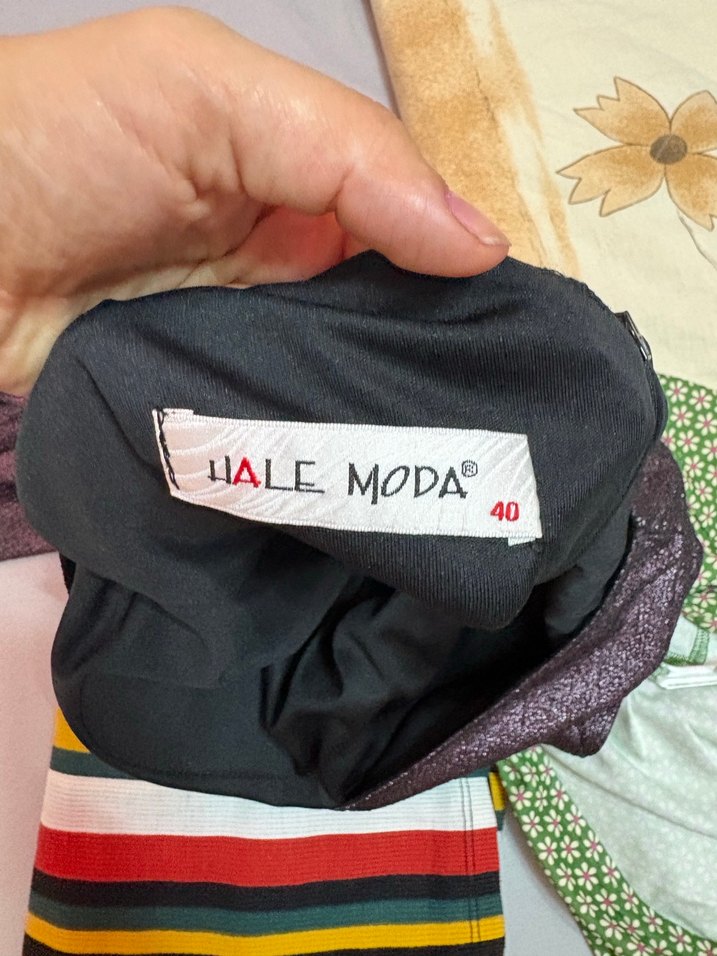 Mor Yılan Desenli Drapeli Abiye Elbise - Görsel 4