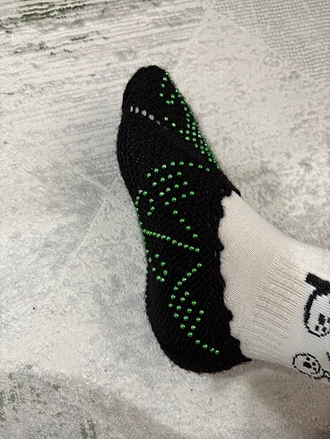 Boncuklu patik - Görsel 2