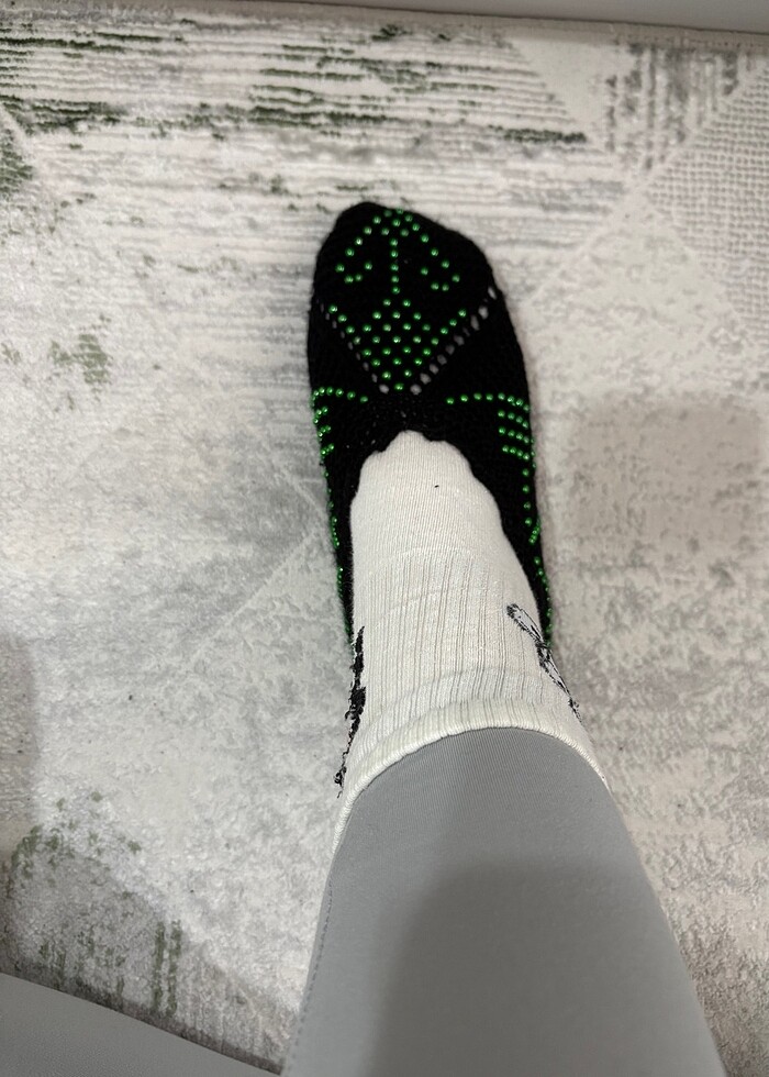 Boncuklu patik - Görsel 3