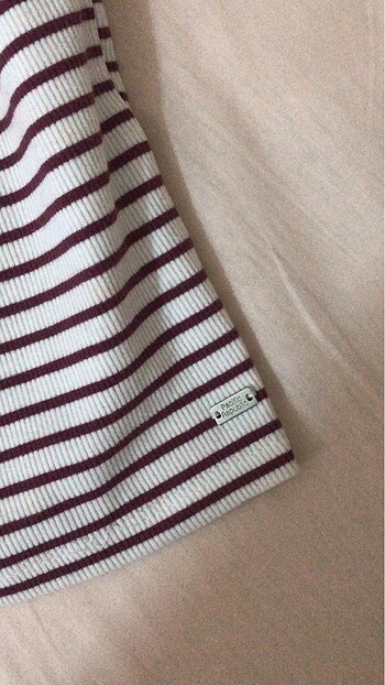 Pull and Bear pull and bear cizgili crop