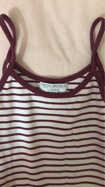 s Beden pull and bear cizgili crop