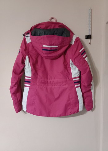 Fermuarlı Pembe Spor Kadın Ceket - Görsel 3