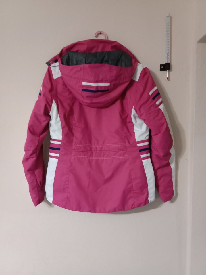 Fermuarlı Pembe Spor Kadın Ceket - Görsel 3