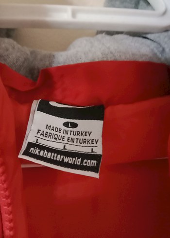 Kırmızı Nike Fermuarlı Erkek Yelek - Görsel 4