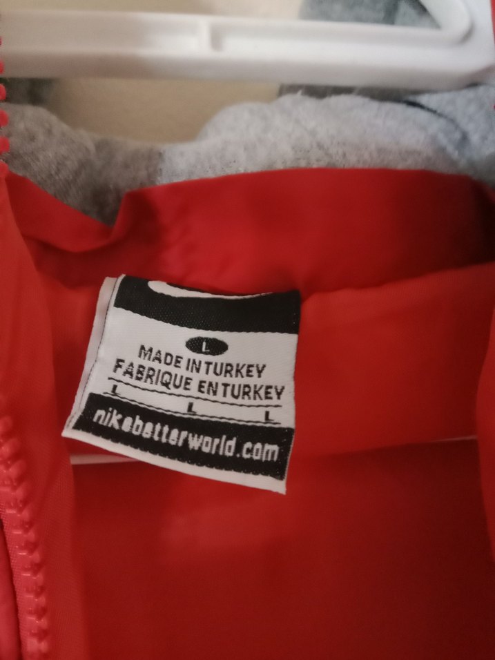 Kırmızı Nike Fermuarlı Erkek Yelek - Görsel 4