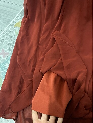36 Beden bordo Renk Elbise