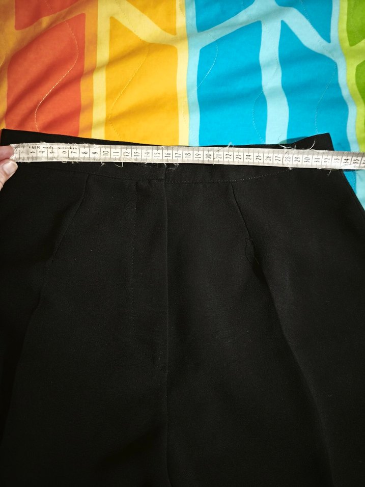 Kadın Siyah Kumaş Pantolon - Görsel 3