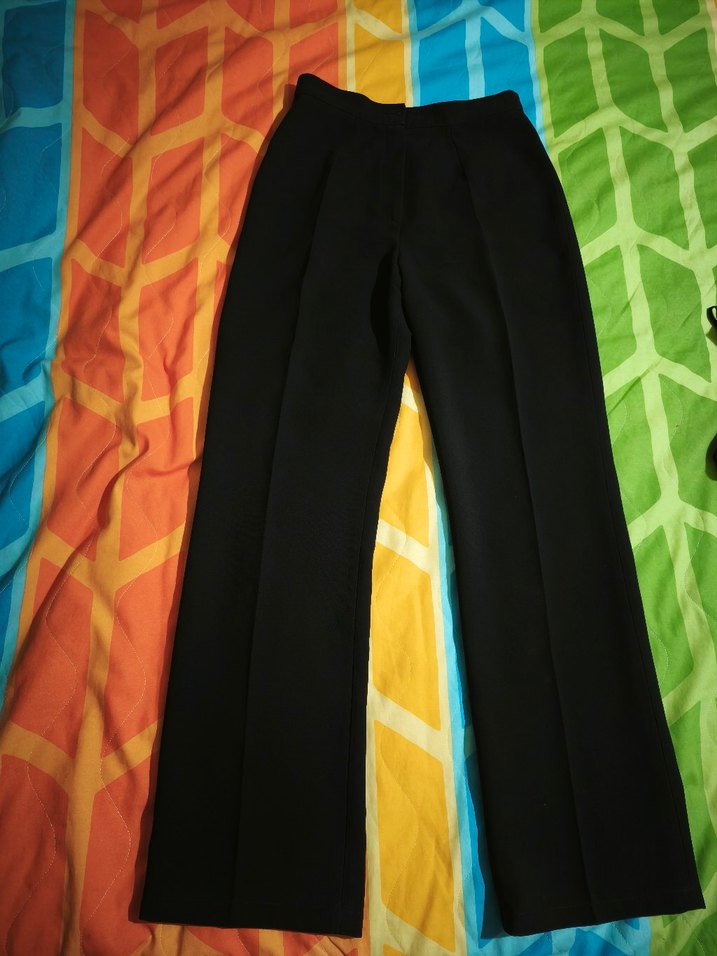 Kadın Siyah Kumaş Pantolon - Görsel 2