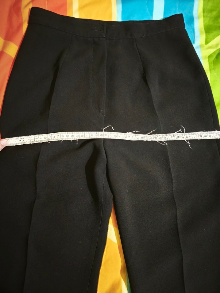 Kadın Siyah Kumaş Pantolon - Görsel 4