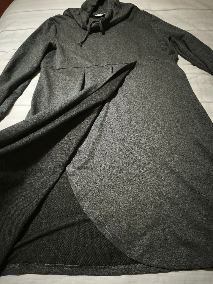 Gri Uzun Kollu Tunik - Görsel 2