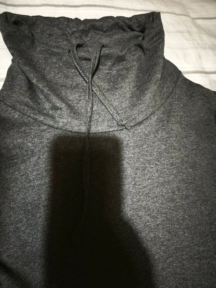 Gri Uzun Kollu Tunik - Görsel 4